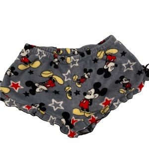 Fuzzy Disney Mickey Mouse Shorts